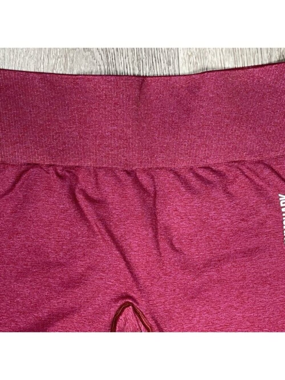 Gymshark Red Adapt Ombre Dip Dye Seamless Leggings - Women Size Large - Picture 3 of 14